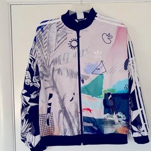 ADIDAS ORIGINALS X FARM RIO PASSINHO FLORAL JACKET NWOT SZ SMALL